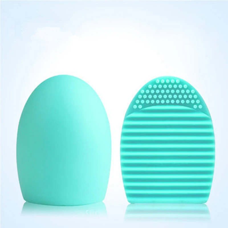 Силиконовые яйца перчатки Форма кисти для макияжа очистки промываемый скребок