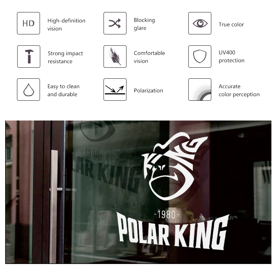 POLARKING Новые поляризованные солнцезащитные очки для мужчин Fashion Square Night Vision Очки мужские дорожные солнцезащитные очки cuculos de sol