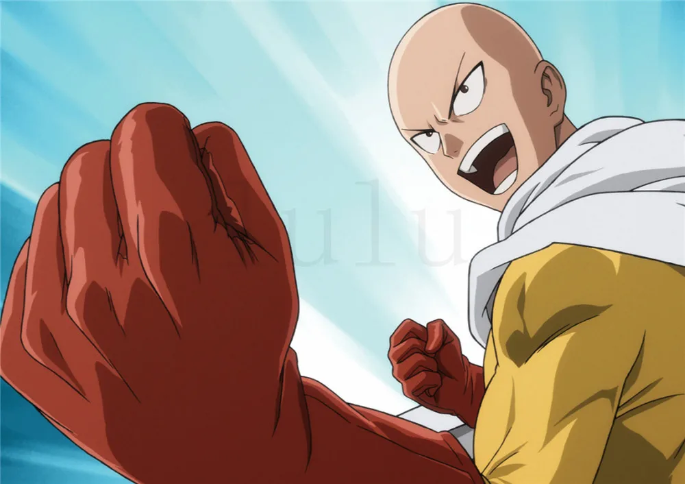 Аниме плакаты one punch man настенные наклейки хорошего качества украшение для дома