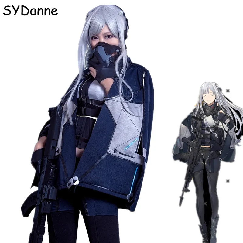 Костюмы для косплея для девочек, AK-12, Униформа, пальто, куртки, наряд, боевой костюм, набор синтетических париков для женщин, одежда для девочек