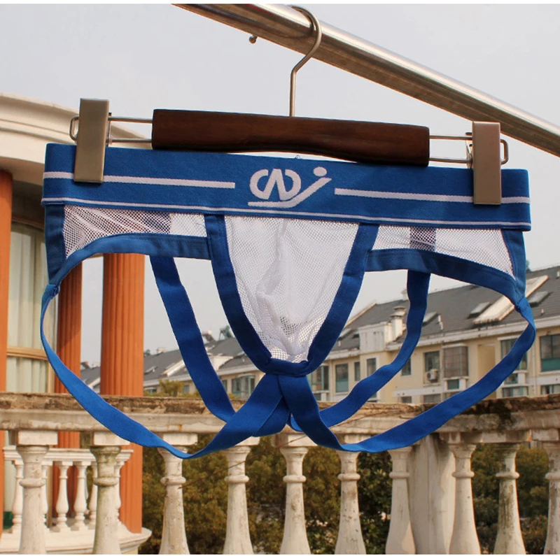 WJ брендовые пикантные Мужское нижнее белье Jockstraps G-strings гейские мужские стринги
