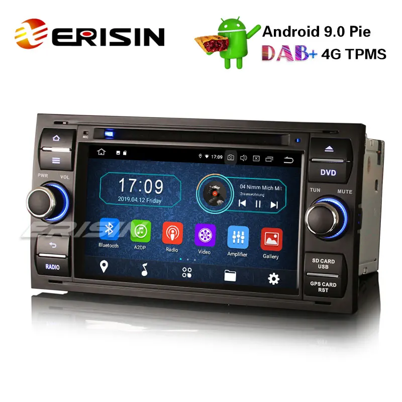 Erisin ES4946B 7 &quotDAB + 4G TPMS DVR Android 9 0 автомобильное радио DVD для BMW E46 GPS