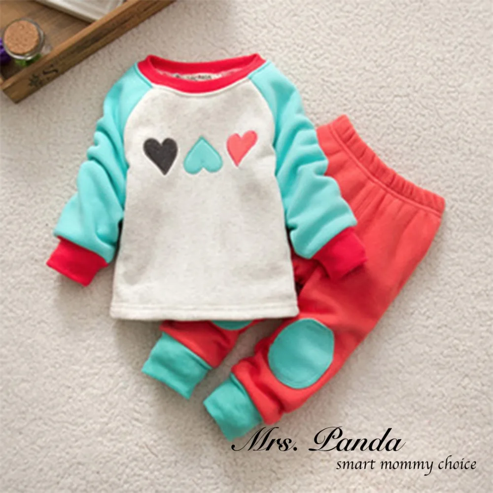 Retail 2017 Spring style Infant clothes Clothing sets Cotton Fashion baby 2pcs(Full Sleeve + Pants) Baby Free Shipping | Детская одежда