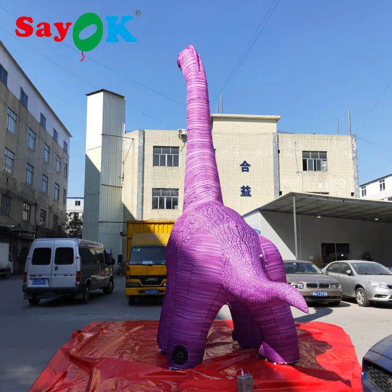Гигантский надувной динозавр Tanystropheus 5/6/7 м Хэллоуин наружная надувная модель для