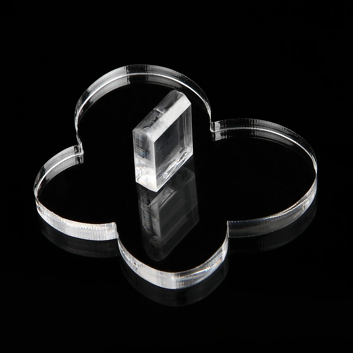 Monja прозрачный дизайн ногтей в форме бабочки ложный держатель для подставка УФ