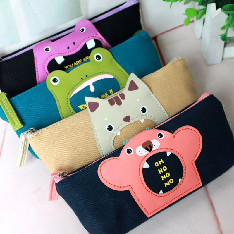 Канцелярские милый мультфильм пенал для школьницы Карандаш сумка школьные