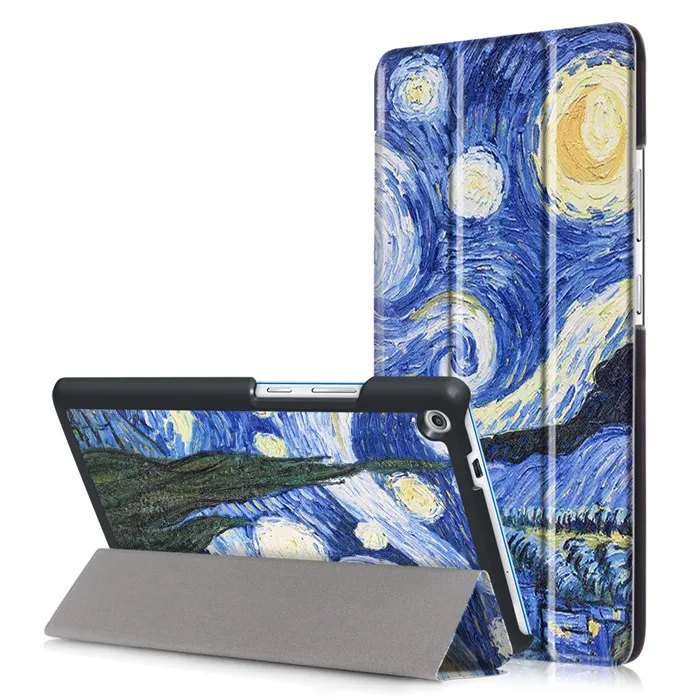 100 шт./лот Магнитный стенд чехол для Lenovo Tab 3 7 Plus 7703 7703x tb 7703f + Экран протектор