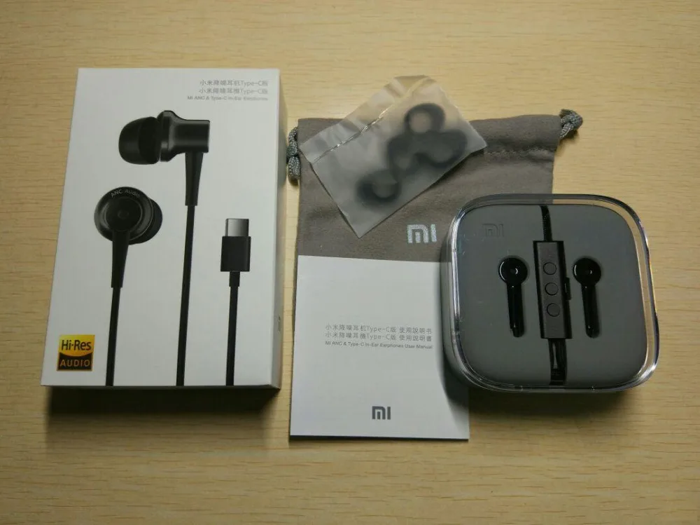Брендовые оригинальные наушники Xiaomi ANC Hybrid Type C для зарядки без микрофона