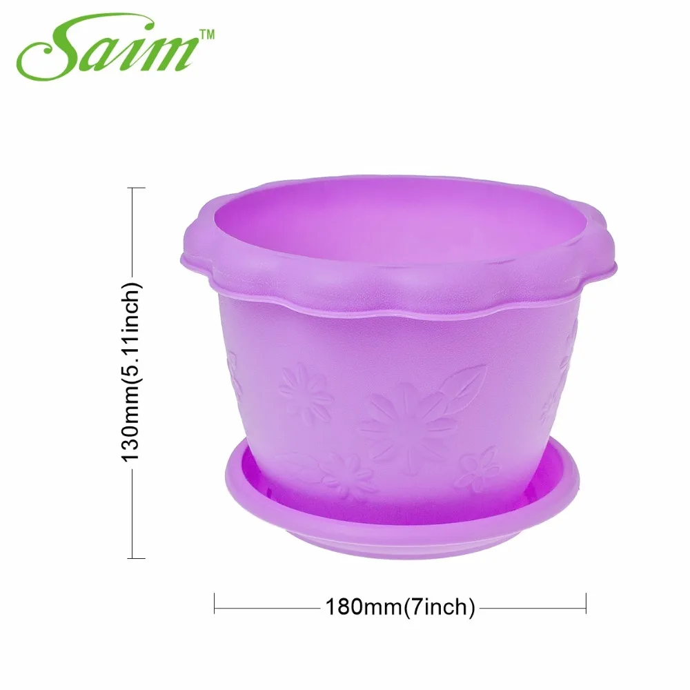 1 шт. цветочный горшок круглый пластиковый детский садовый стол домашний