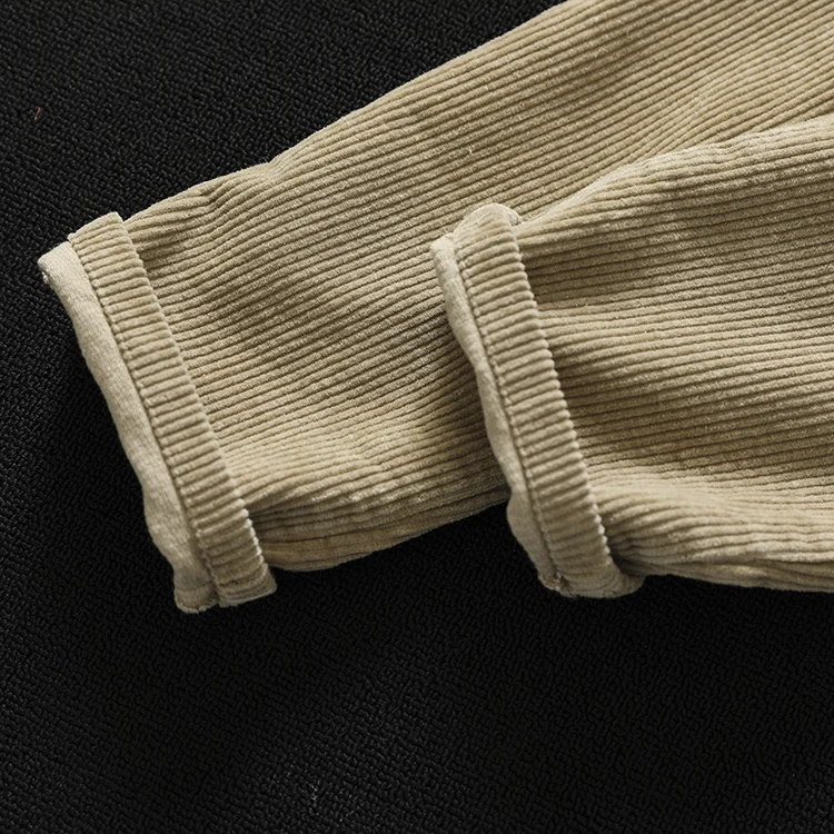 Шаровары вельветовые женские брюки с высокой талией свободные повседневные