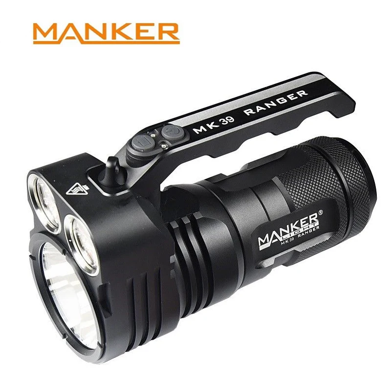 Manker MK39 Ranger 6000 люмен CREE XHP35 HI + 8x XHPG3 / Nichia 219C светодиодный фонарик прожектор 18650