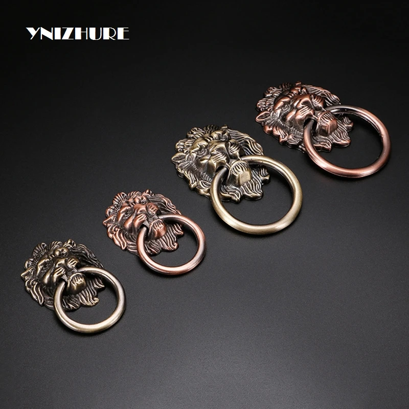 Маленькая одинарная ручка в форме льва дверные ручки зверя аксессуары для дверей