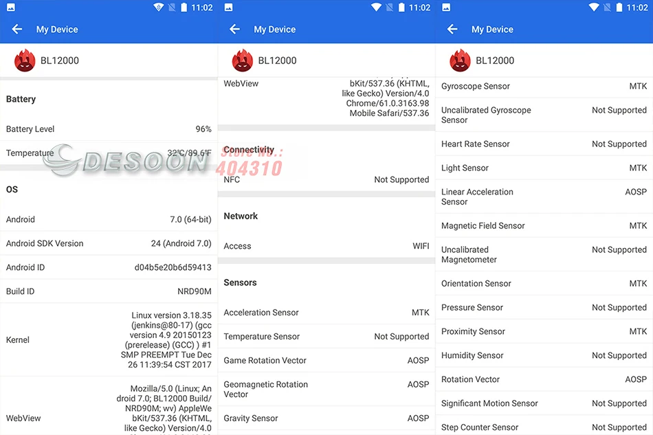 DOOGEE BL12000 смартфон 12000 мАч superbattery 6," 18:9 MT6750T Восьмиядерный 16 МП 4 камеры 4 ГБ 32 ГБ Android 7,0 мобильный телефон 4G