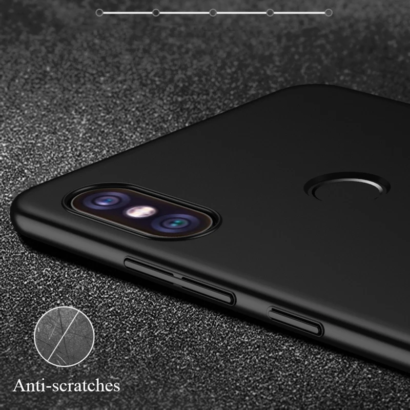 Чехол для Xiaomi Redmi Note 6 Pro тонкий матовый жесткий чехол из поликарбоната задней