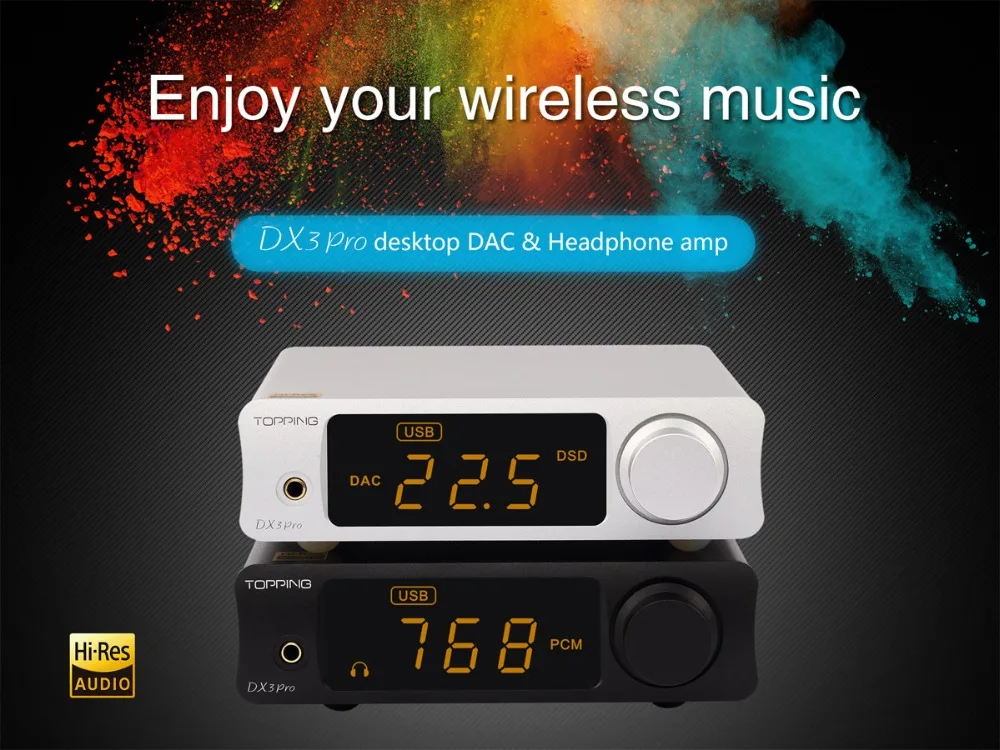 TOPPING DX3 PRO настольная Расшифровка Bluetooth AK4493 USB DAC XMOS XU208 DSD512 жесткое решение выход усилителя наушников OPA1612