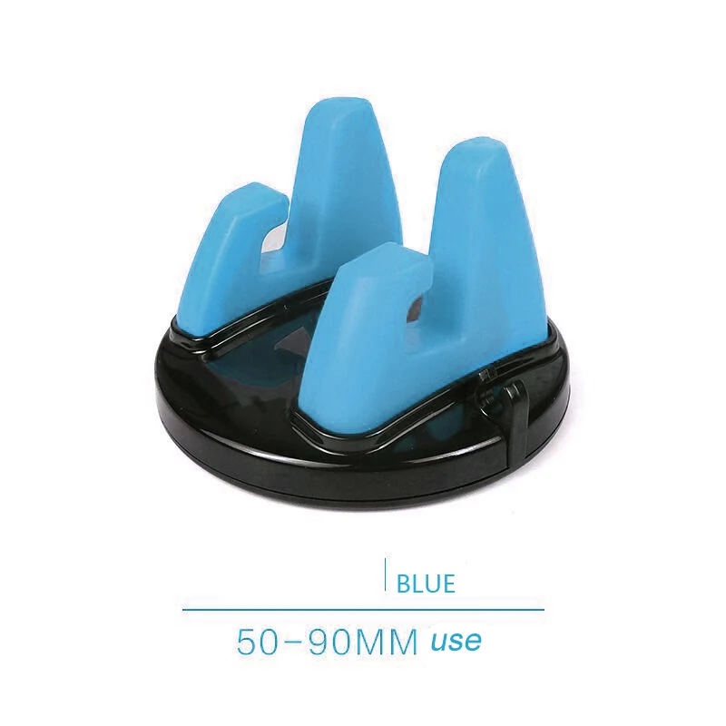 blue IKSNAIL Автомобильный держатель для телефона на 360 градусов, мягкий силиконовый нескользящий коврик, крепление для мобильного телефона, подставка, Автомобильный кронштейн для приборной панели gps - Название цвета: blue