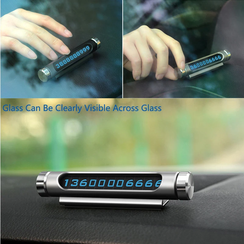 Автомобильная парковочная карточка светящаяся Поворотная для Mitsubishi Asx Lancer 10