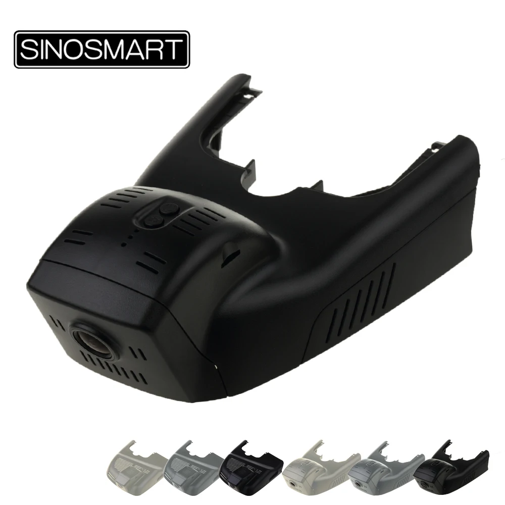 SINOSMART Novatek 96672 автомобильный WiFi DVR камера для Mercedes Benz GLA A CLA Class управление через