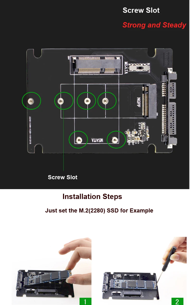 Все 2 в 1 mSATA-SATA NGFF(M.2) к SATA3 конвертер/адаптер Поддержка mSATA/M.2 NGFF SSD твердотельный диск для ПК компьютера