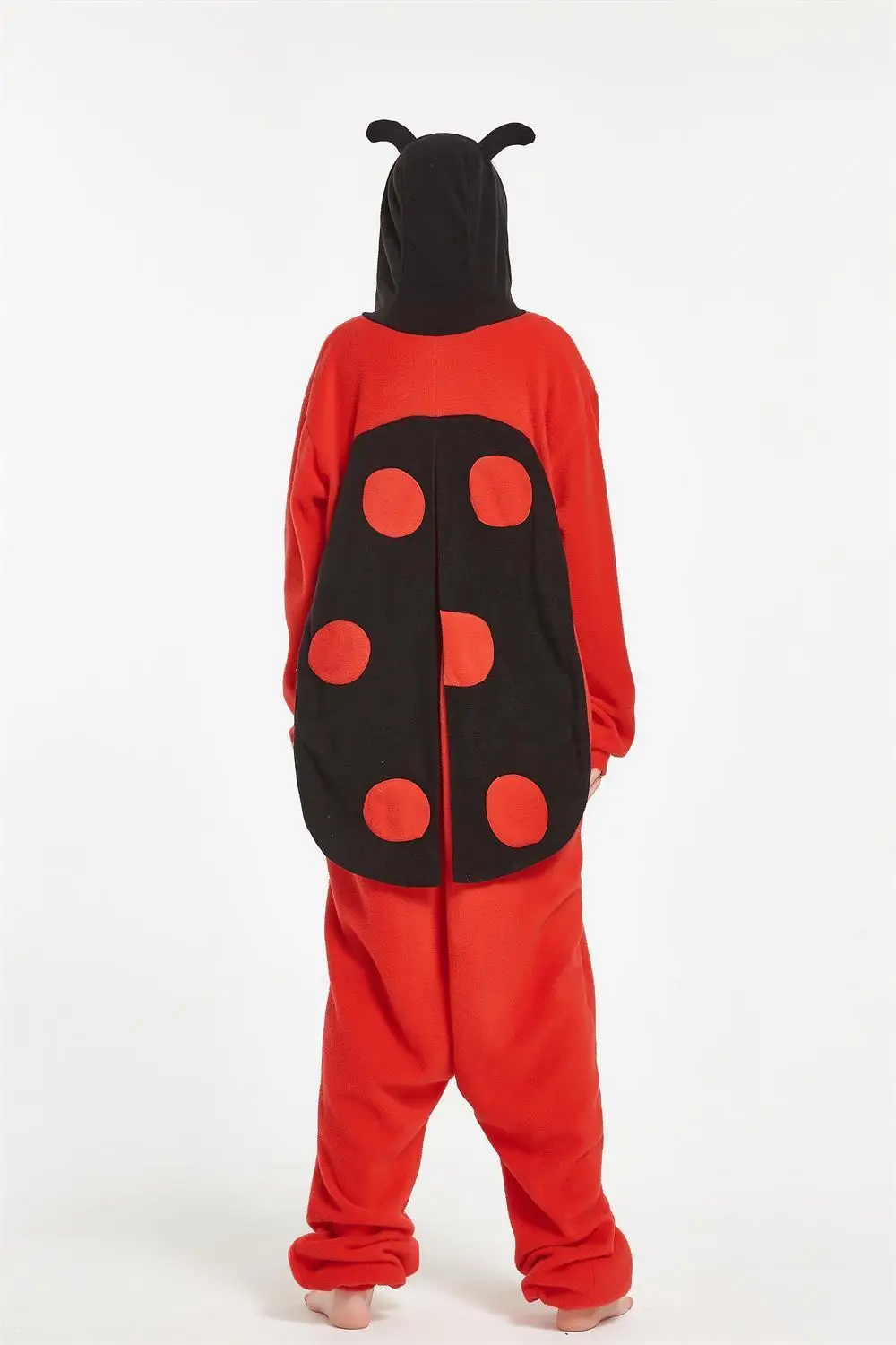 Warm Costumes Halloween Animal Adult Ladybug Onesie Unisex Insect Pajamas Romper Christmas Party Sleepwear|party costume|costume halloweenadult