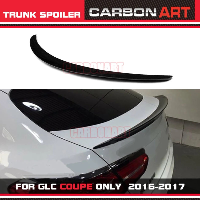 Carbonart GLC Coupe 4matic AM G Стиль углерода CF задний спойлер багажника для Mercedes C253 Class GLC300