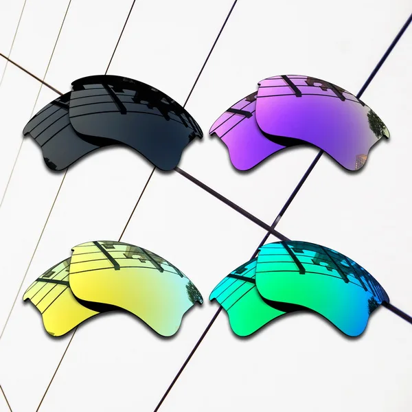 All Polarized 4-Pair Wholesale E.O.S Polarized Replacement Lenses for Oakley Half Jacket 2.0 XL Sunglasses- Varieties Colors - Цвет линз: All Polarized 4-Pair