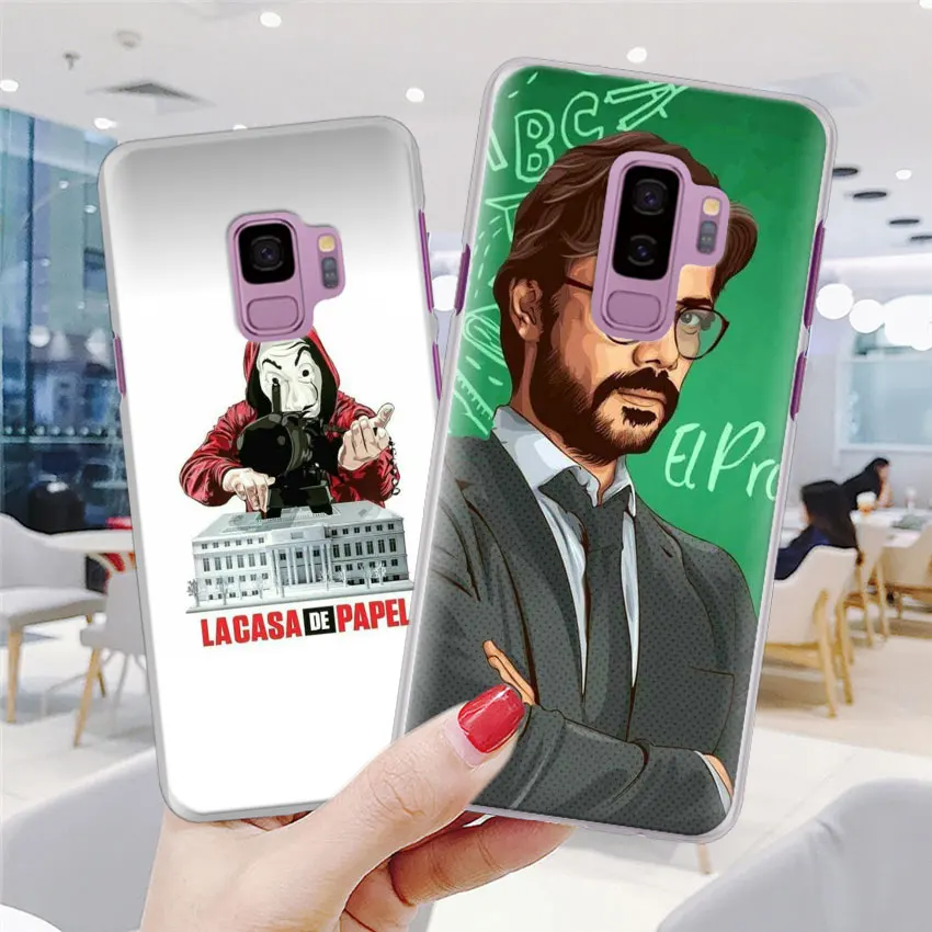 La Casa de papel чехол для телефона для samsung Galaxy S10e S10 плюс S7 S8 S9 Plus, Note 8, 9, 10, плюс S10 5G M20 M30 жесткий чехол Coque