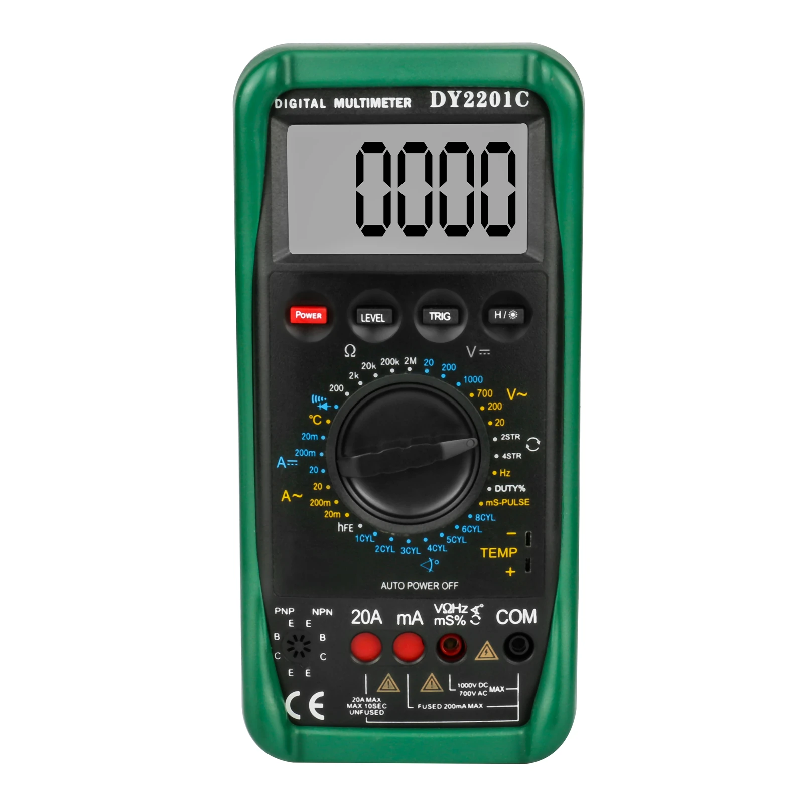 DY2201C Automotive Multimeter Engine RPM Voltage Resistance Diode Ignition Dwell Circuit Switching Measurement Ohm Volt Amp | Автомобили и