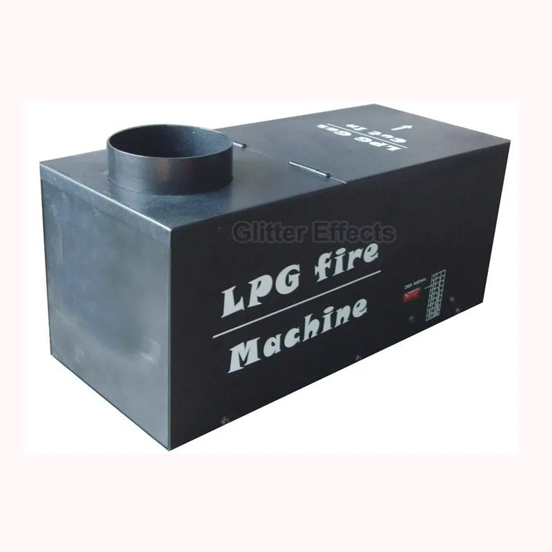 DMX 512 прямоугольник shpae LPG пламя проектор сценическое шоу спецэффект спрей пожарная машина для ночного клуба