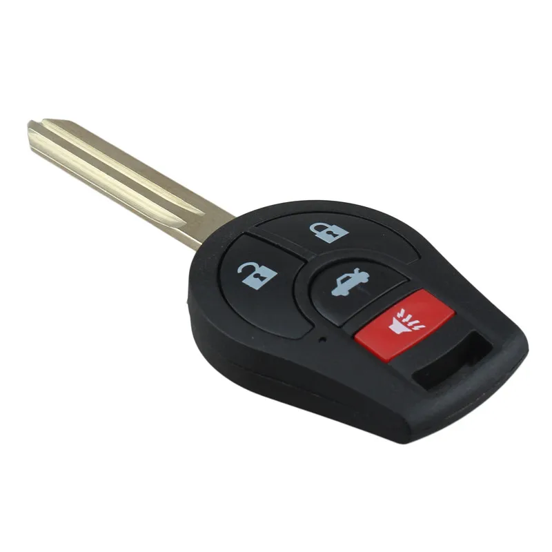 Dandkey дистанционный Автомобильный ключ 3/4 кнопки для Nissan Rogue Versa 2008 2014 с чипом ID46 Fob