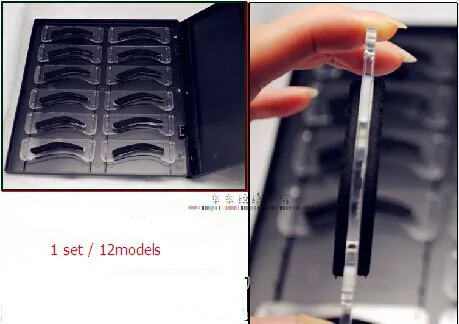 Набор пластиковых трафаретов для бровей одноразовая линейка наклейки