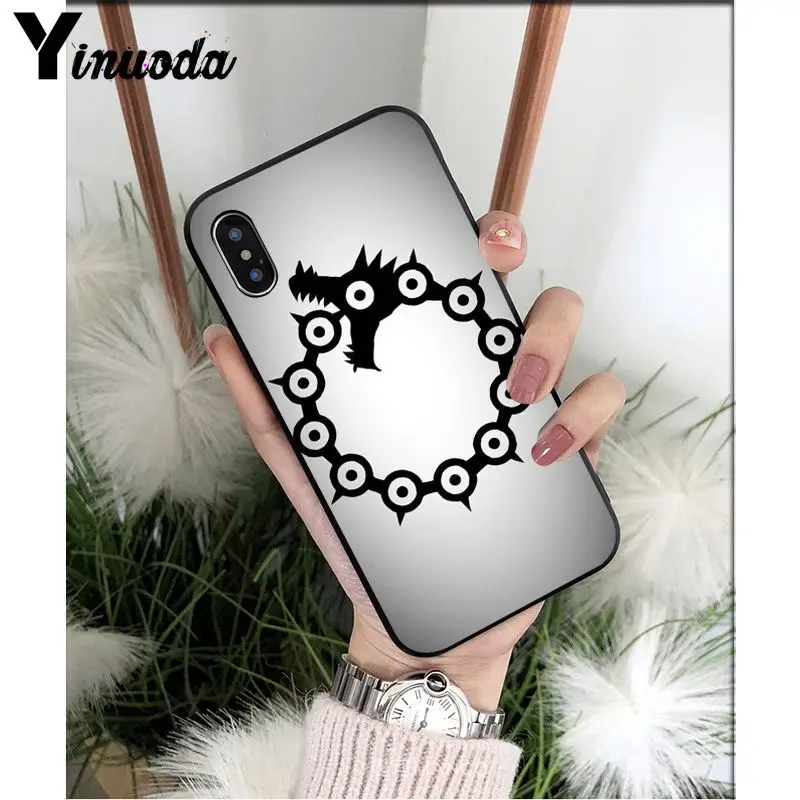 A12 Yinuoda, черный ТПУ Мягкий силиконовый чехол для телефона, чехол для Apple iPhone 8 7 6 6S Plus X XS MAX 5 5S SE XR - Цвет: A12