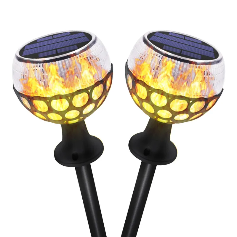 Солнечный фонарик Водонепроницаемый вспышка танец пламя свет 96 светодиодный