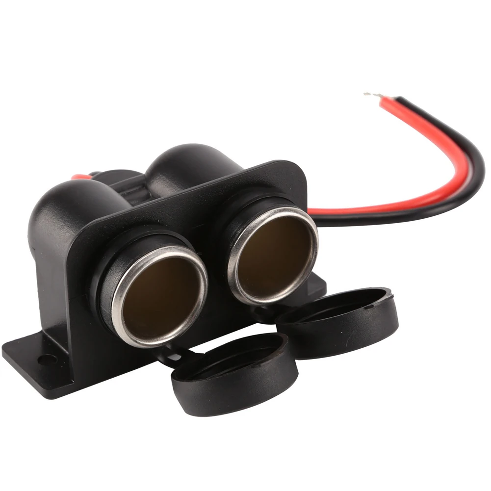 12 В кабель доска для транспортных средств 2 пути прикуривателя разъем мотоцикл