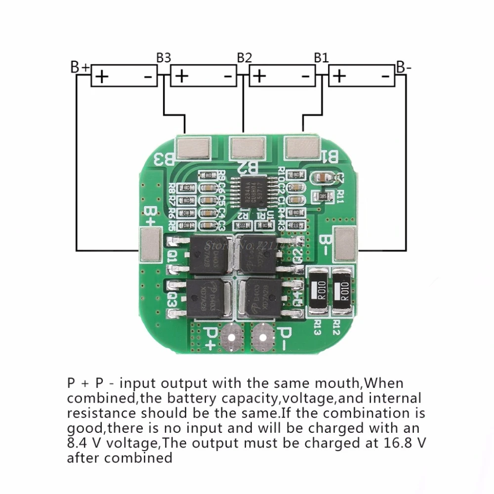 4S 20A 14 8 V 16 литий ионная батарея 18650 BMS PCM Защитная печатная плата Прямая