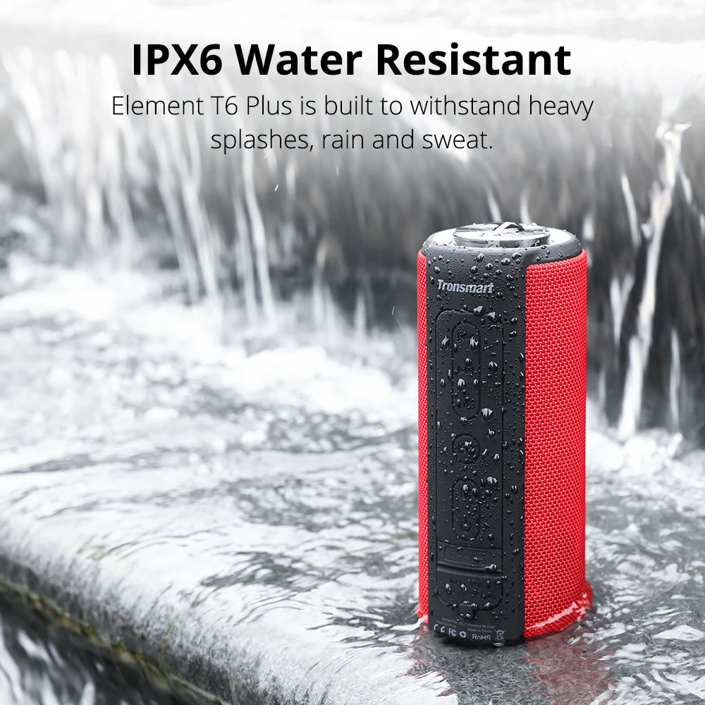 Bluetooth Колонка Tronsmart T6 Plus 40 Вт водостойкая IPX6|Портативные колонки| |