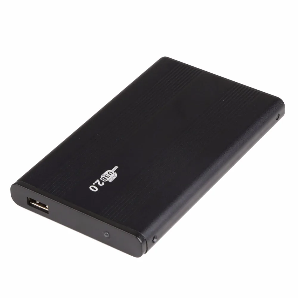 Алюминиевый корпус для жесткого диска USB 2 0 внешний 5 дюйма IDE чехол светодиодный