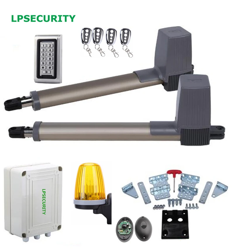 LPSECURITY распашные ворота/электрические ворота двигатели линейный привод с