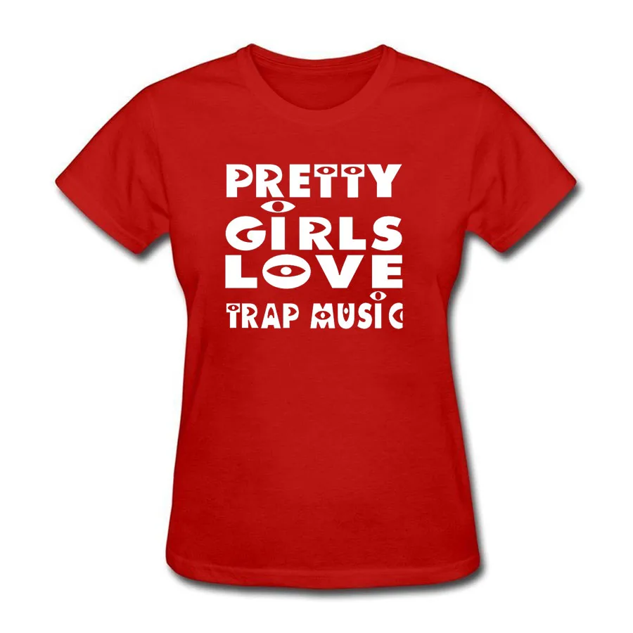 Новые красивые девушки Love Trap музыка футболка Для женщин топы для девочек