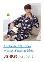 Yuzhenli, мужские пижамы, весна-осень, пижама с длинным рукавом, хлопок, в клетку, кардиган, пижама, для мужчин, для отдыха, пижамные комплекты, плюс размер, 3XL