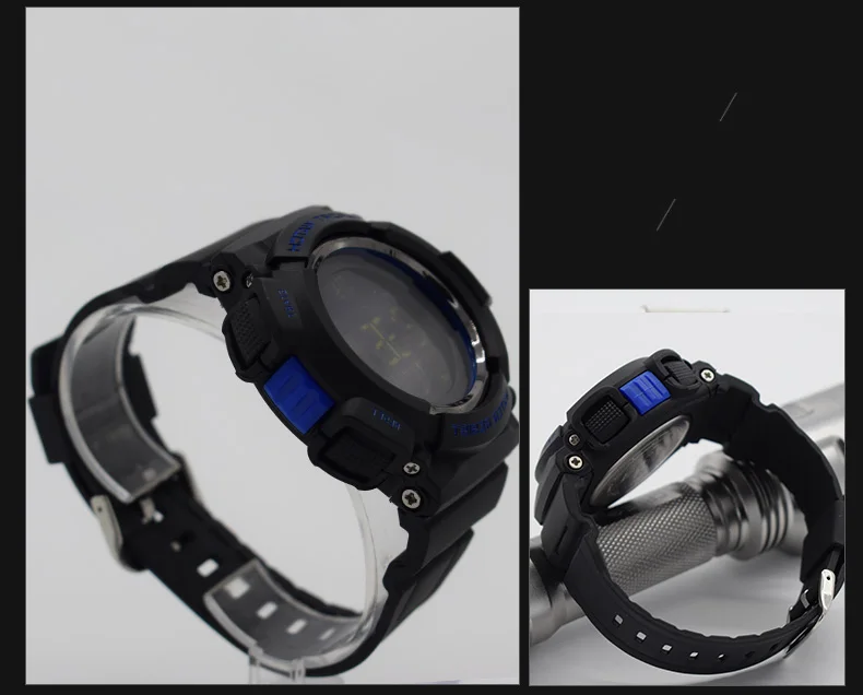 Водонепроницаемые наручные часы для мужчин digitais Бег мужские человек ES