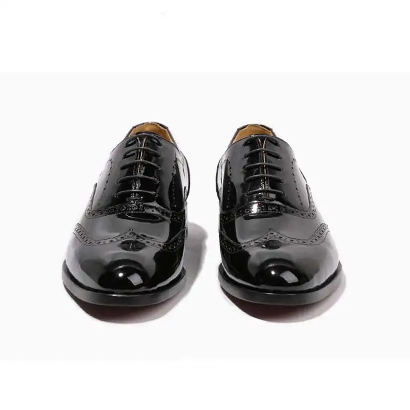 GRIMENTIN goodyear/Мужские модельные туфли на заказ роскошные черные мужские свадебные