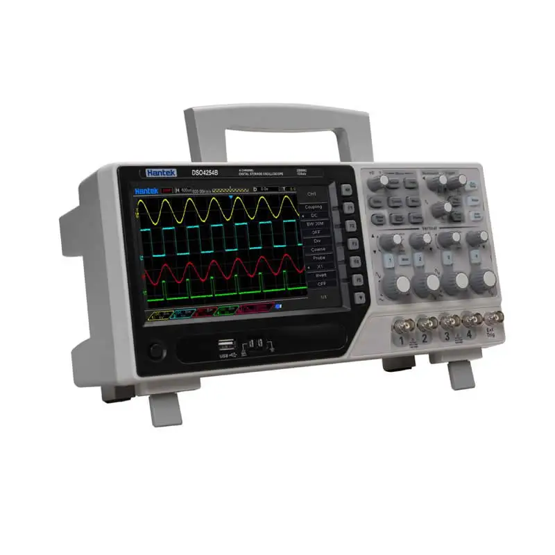 4-канальный осциллограф Hantek DSO4000B 1G полоса пропускания 250 м высокое разрешение 7