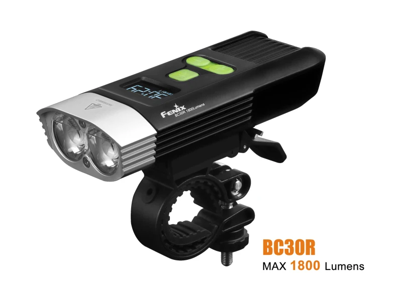 Фсветильник велосипедный Fenix BC30R с зарядкой от USB 1800 люмен|1600 lumen|lumen lightlight rechargeable |