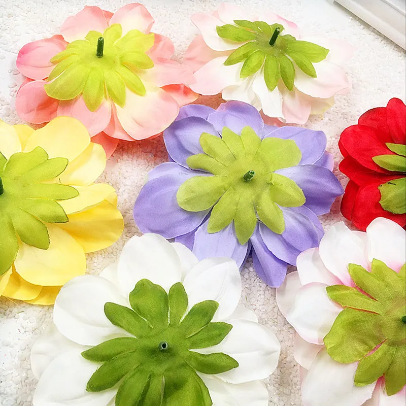 5 шт. (11 см/цветок) искусственный шелк искусственные цветы Далии хризантема