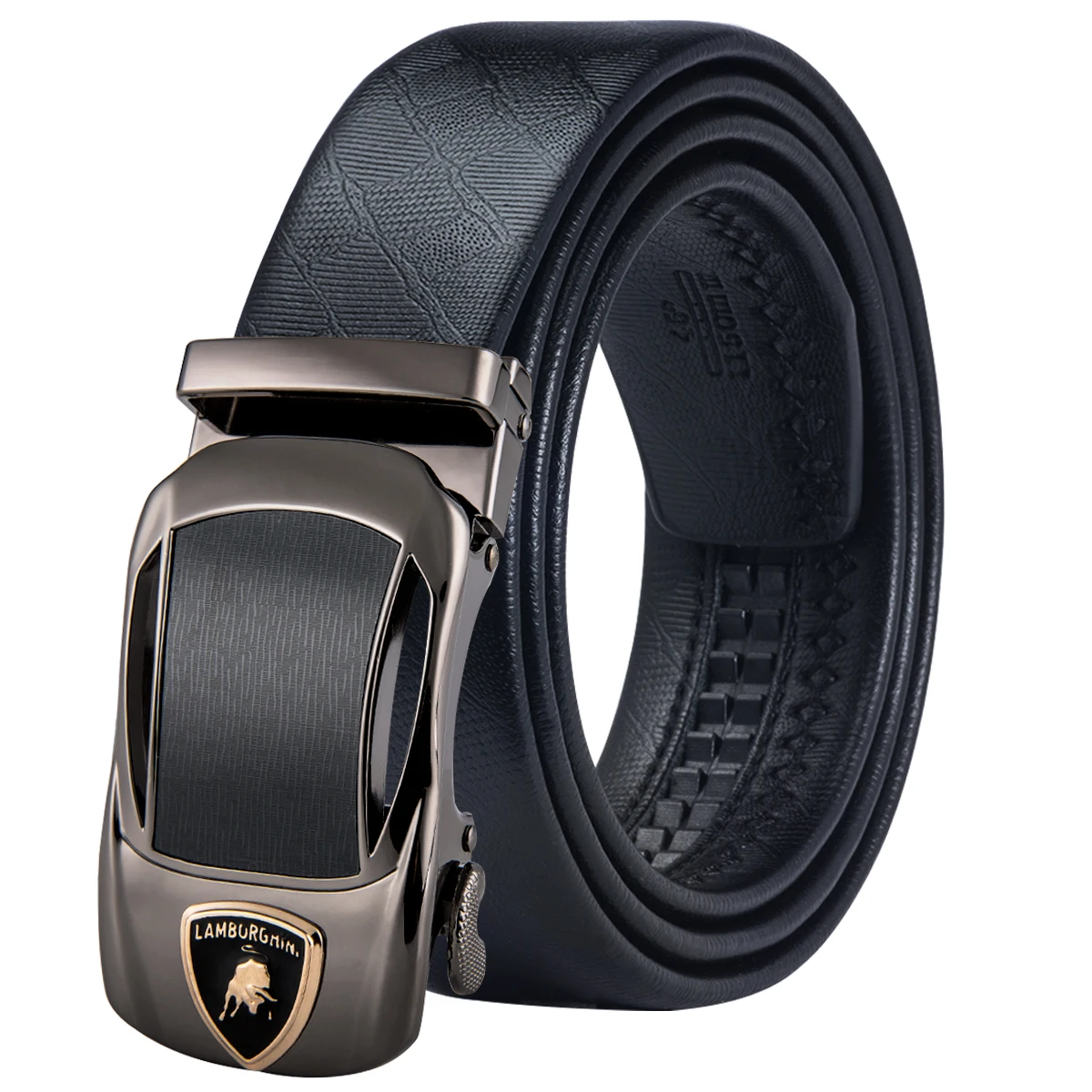 Hi-Tie Brand Car Logo Designer Buckle Leather Belt Men Fashion Men's Corset Luxury Gift Box Set Male Waist Man PH3-04 | Аксессуары