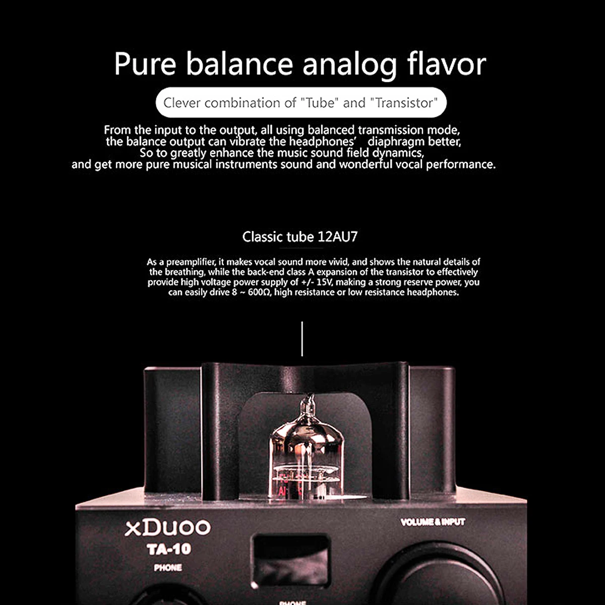 Xduoo TA-10 AK4490 XMOS USB DSD ЦАП 12AU7 ламповый усилитель для наушников AUX вход Цифровой