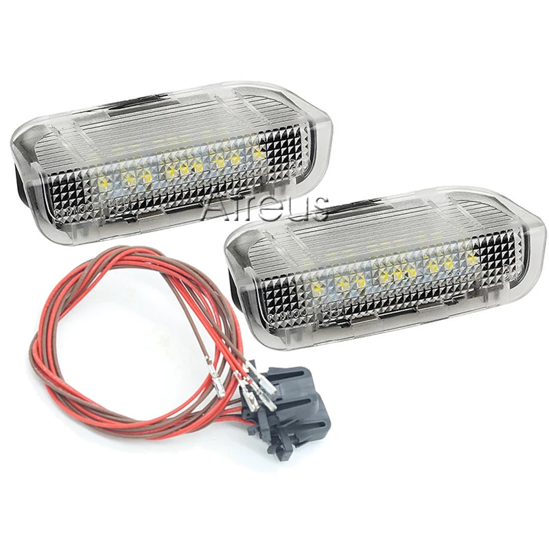EALEN 1 пара автомобиля светодиодный Дверь Добро пожаловать лампы 12V для VW Golf GTi Polo