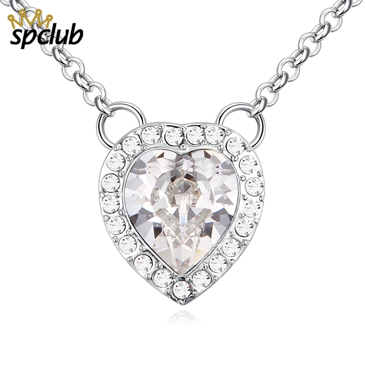 Кулон и ожерелье с кристаллом Сваровски романтичное ювелирное изделие