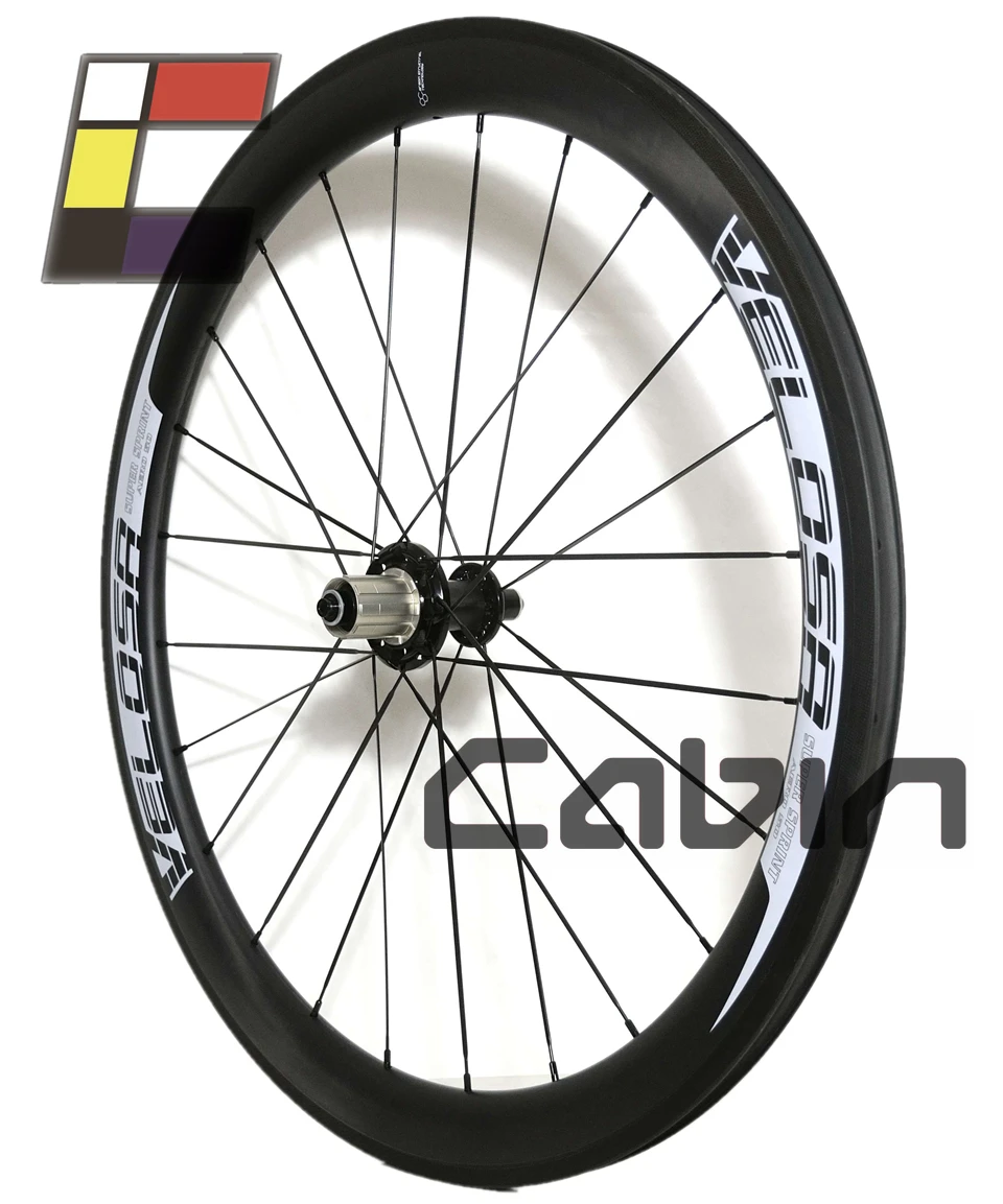 Velosa supreme 50 велосипедная углеродная колесная пара мм клинчерная/трубчатая